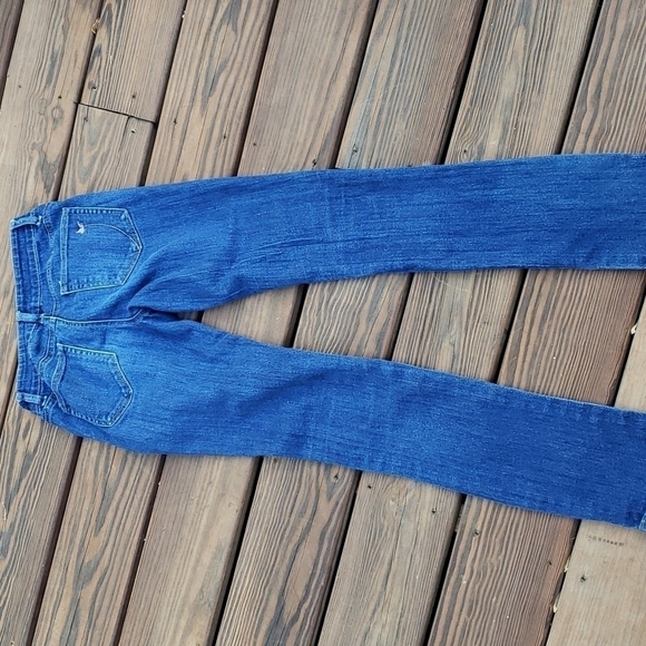 Selena Gomez Dream Out Loud Mid Rise Skinny Stretch Jeans 3 Dark Wash 26x29 VGUC - Picture 2 of 13